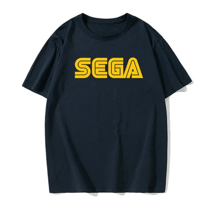 New Arrival Sega Logo Men T Shirts Summer Casual Short Sleeve Fashion