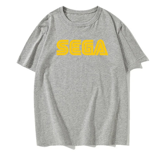 New Arrival Sega Logo Men T Shirts Summer Casual Short Sleeve Fashion