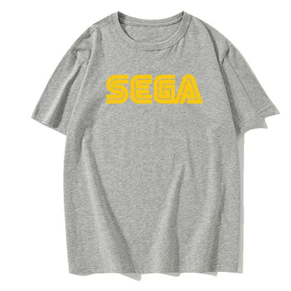 New Arrival Sega Logo Men T Shirts Summer Casual Short Sleeve Fashion