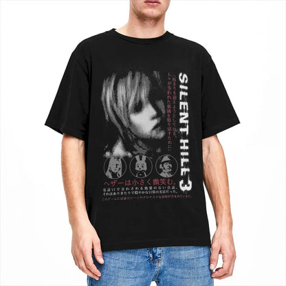 Silent Hill 3 Men Women T Shirt Horror Game Fun Tee Shirt Short Sleeve