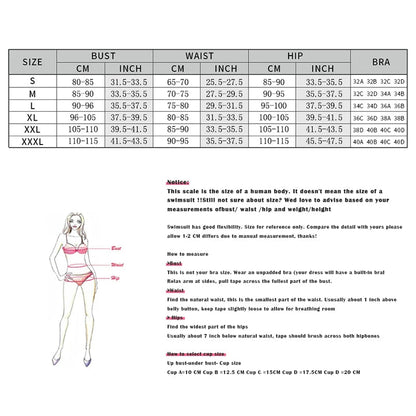 Shell Bae Two-Piece Swimsuit for Women - Trendy Beachwear