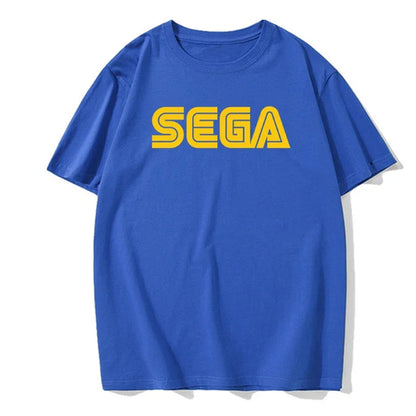 New Arrival Sega Logo Men T Shirts Summer Casual Short Sleeve Fashion