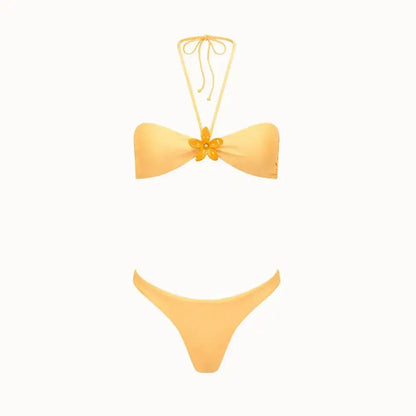 Tropical sally three piece Swimsuit
