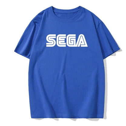 New Arrival Sega Logo Men T Shirts Summer Casual Short Sleeve Fashion