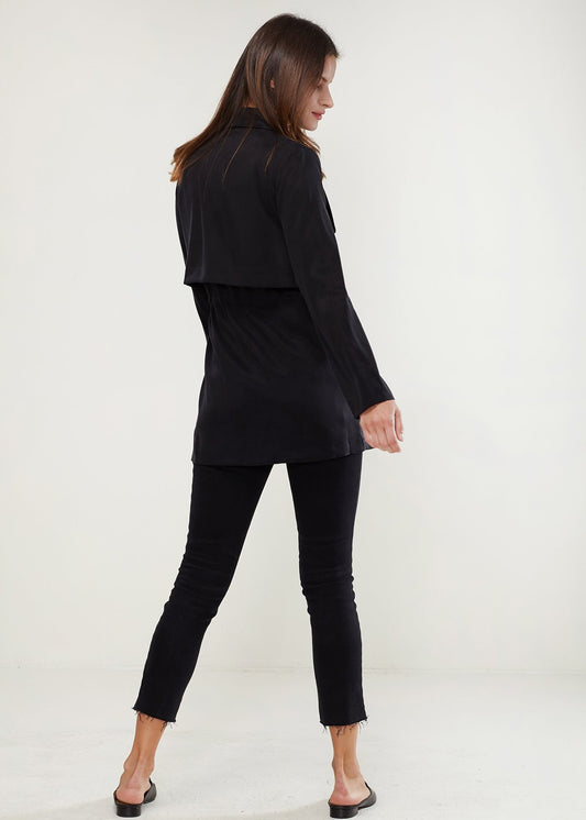 Ro&de Noir Open Front In Black