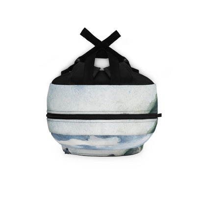 Backpack - Water-resistant Bag - Green Mountainside Nature Landscape