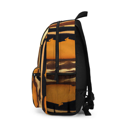 Backpack - Large Water-resistant Bag - Zorse Geometric Print Pattern