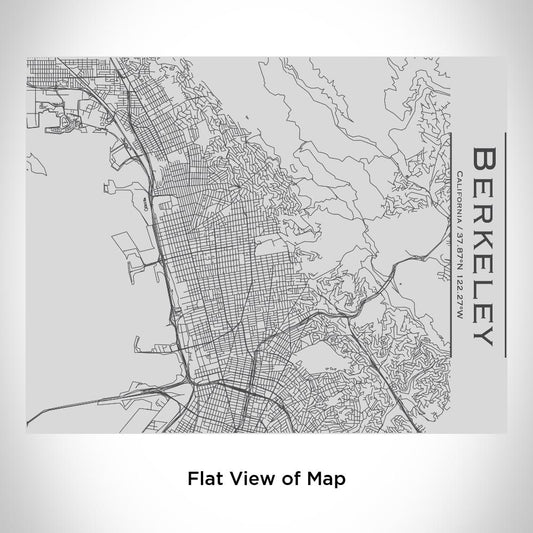 Berkeley - California Map Bottle with Bamboo Top