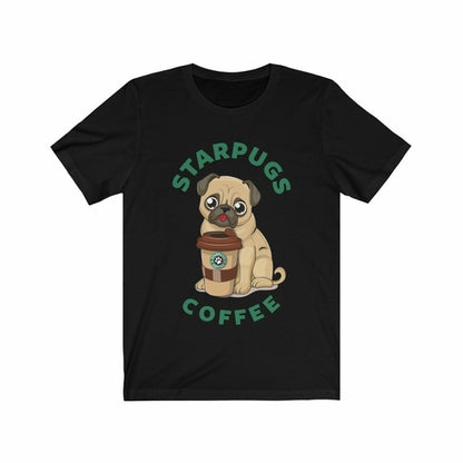 Pug Loves Coffee Dogs Lover T-shirt
