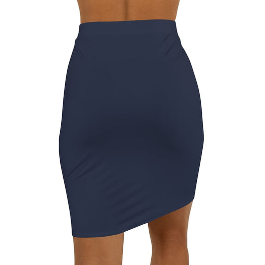 Womens Skirt - Navy Blue Pencil Skirt