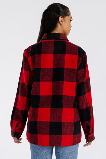 Boyfriend Oversized Soft Flannel Shacket