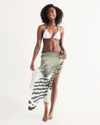 Womens Wrap Sarong - Casual / Swimwear / Beige