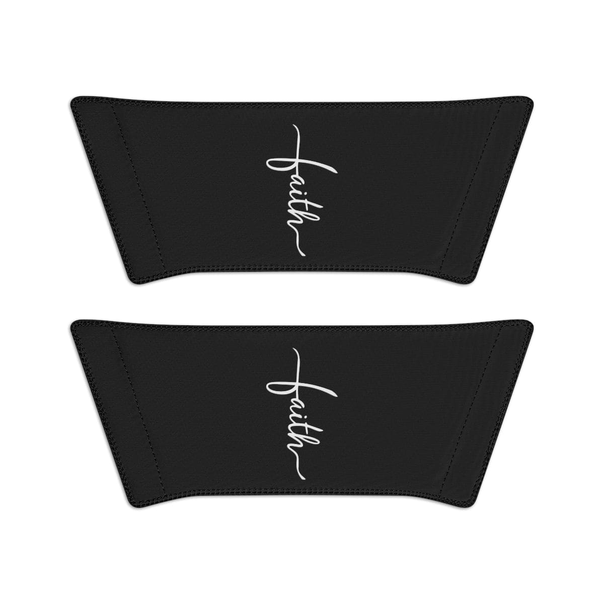 Mens Black Slide Sandals - Faith Christian Inspiration