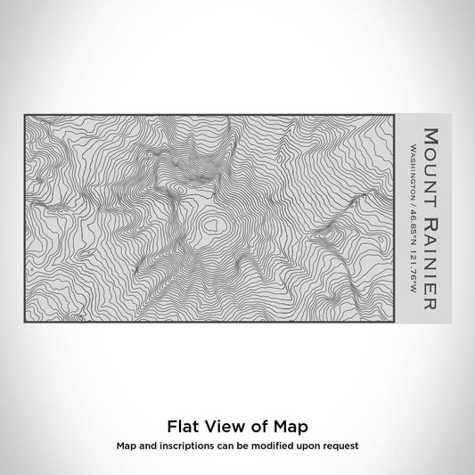 Mount Rainier - Washington Map Insulated Bottle