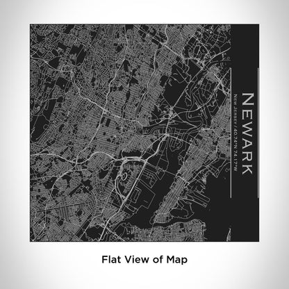 Newark - New Jersey Map Tumbler in Matte Black