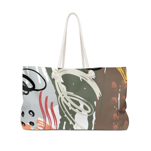 Pattern Green Handbag - Weekender Tote Bag