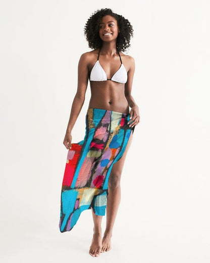 Swimsuit Cover Up Wrap / Sheer Multicolor - Sh7a00u