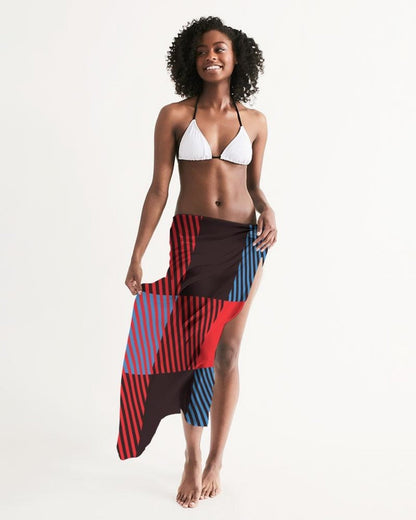 Sheer Multicolor Swimsuit Cover Up