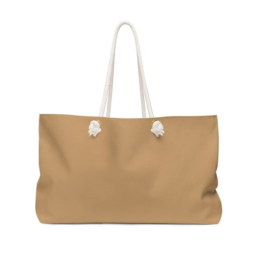 Weekender Tote Bag - Light Brown