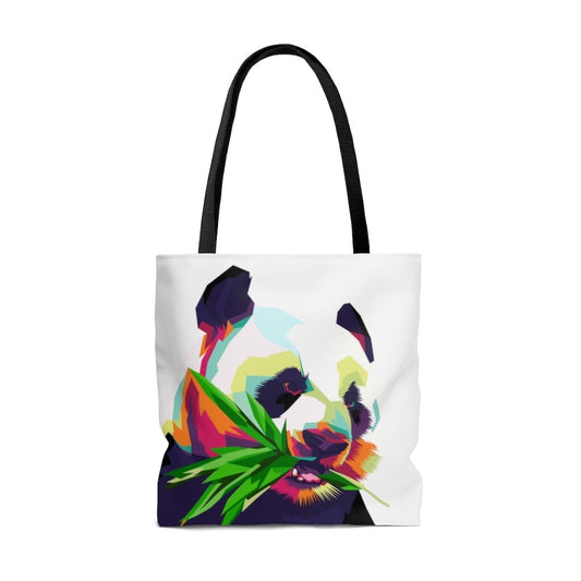 Large Tote Bag / Colorful Pop Art Panda - B154150