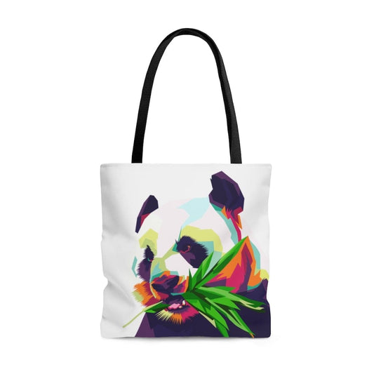 Large Tote Bag / Colorful Pop Art Panda - B154150