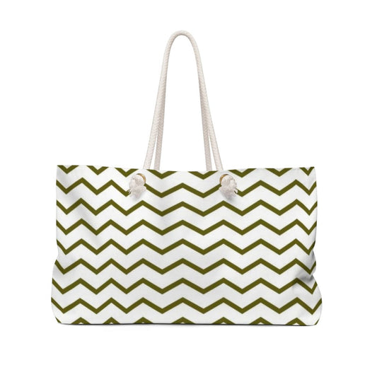 Weekender Tote Bag - Chevron Stripes