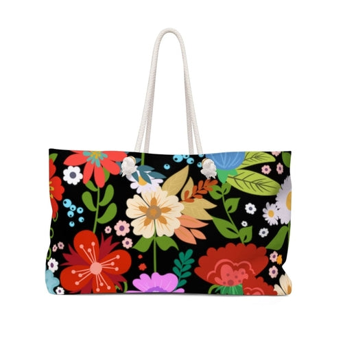 Weekender Tote Bag - Floral Print