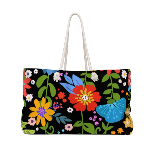 Weekender Tote Bag - Floral Print