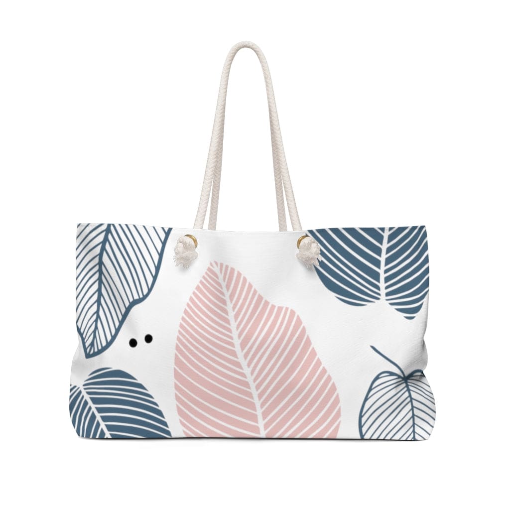 Weekender Tote Bag - Pastel Muliticolor Leaves
