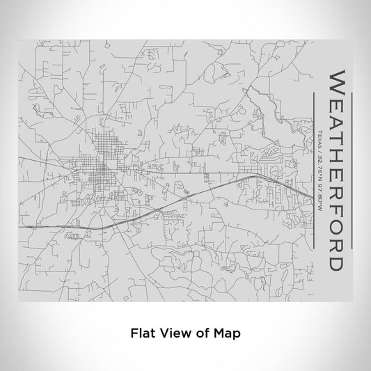 Weatherford - Texas Map Bottle with Bamboo Top