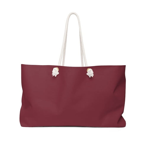 Weekender Tote Bag - Burgundy
