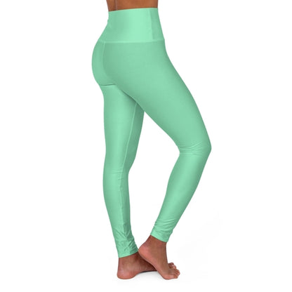 Womens High-waist Fitness Legging Yoga Pants - Seafoam Green