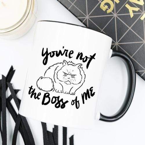 Magenta Shadow Gifts 11oz Coffee Mug - You're Not The Boss Of Me -