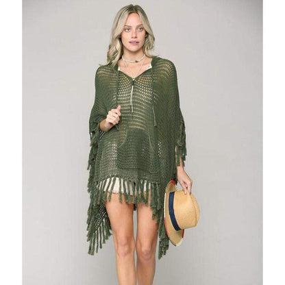 Silver Sam Swimwear One Size / green 2021 Summer V-neck Summer Dress Beach Tunic Women Beachwear Kaftan
