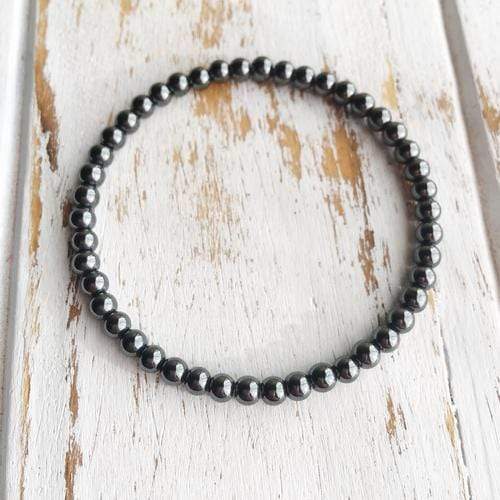 Purple Lily Jewelry & Watches 4mm Hematite Bracelet