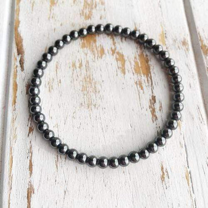Purple Lily Jewelry & Watches 4mm Hematite Bracelet