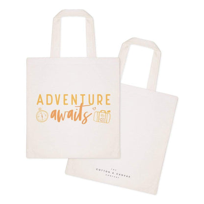 Turquoise Andromeda Totes & Beach Bags Adventure Awaits Tote Bag