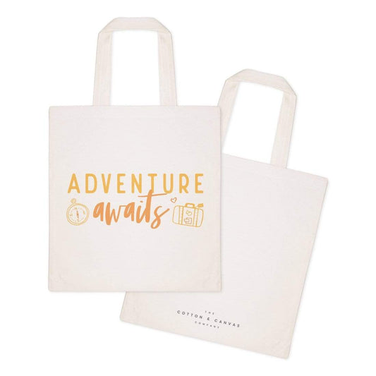 Turquoise Andromeda Totes & Beach Bags Adventure Awaits Tote Bag