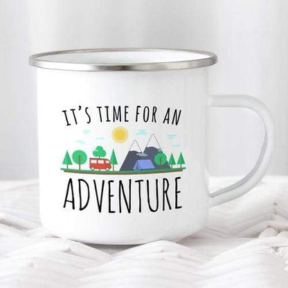 Magenta Shadow Gifts Adventure Mug Enamel Mug Wanderlust Camping Mug