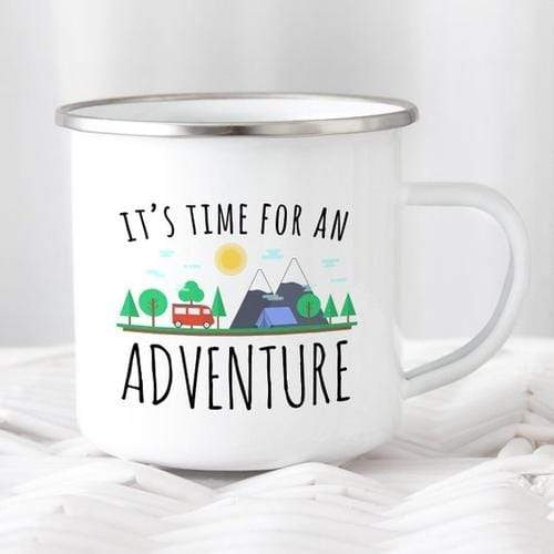 Magenta Shadow Gifts Adventure Mug Enamel Mug Wanderlust Camping Mug