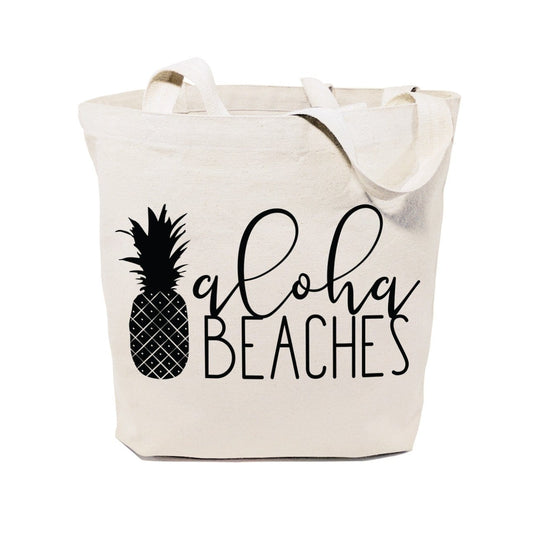 Turquoise Andromeda Totes & Beach Bags Aloha Beaches Tote Bag