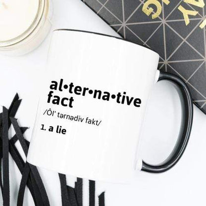 Magenta Shadow Gifts Alternative Fact Mug, Political Mug, Anti Trump