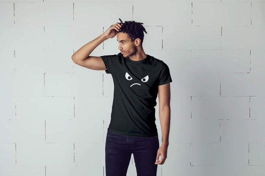 Orange Poppy Women's Clothing Angry Face Men's Tee