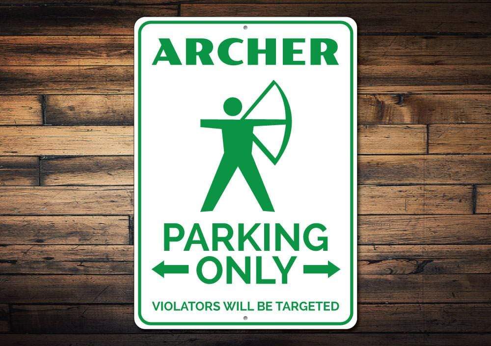 Orchid Eurybia Home Decor Archer Parking Sign