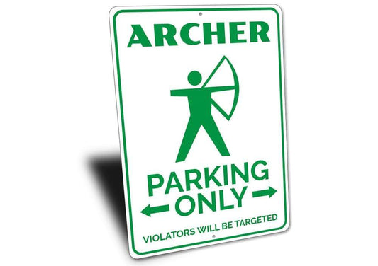 Orchid Eurybia Home Decor Archer Parking Sign