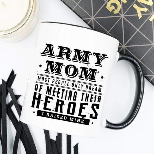 Magenta Shadow Gifts Army Mom. Most People Only Dream Of Meeting Their