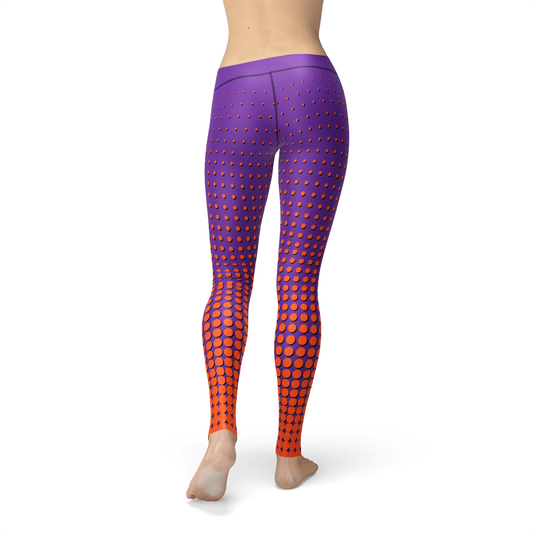 Orange Poppy Leggings Avery Orange Dots Leggings