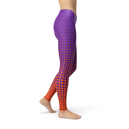 Orange Poppy Leggings Avery Orange Dots Leggings