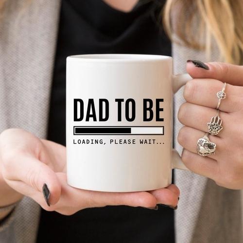 Magenta Shadow Gifts Baby Announcement Mug, Future Dad Gift, Dad To Be