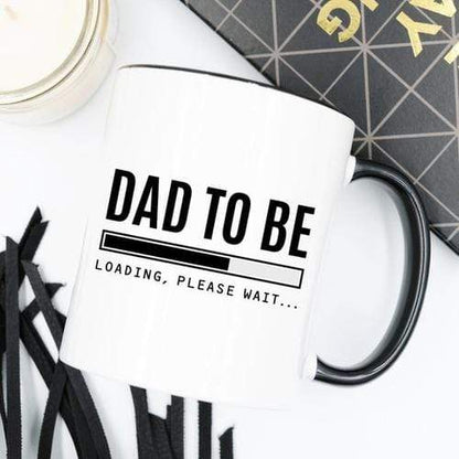 Magenta Shadow Gifts Baby Announcement Mug, Future Dad Gift, Dad To Be